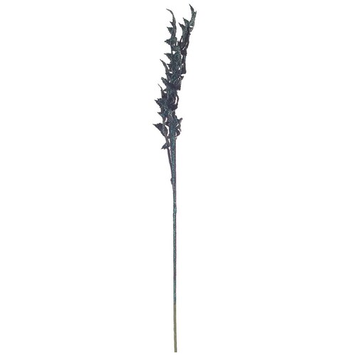 Rama Hojas con Diamantina Y Lentejuela Azul 70 Cm Regency