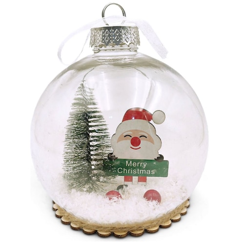 Esfera MuÃ±eco Para Navidad Esfera Arbol De Navidad Con MuÃ±eco De