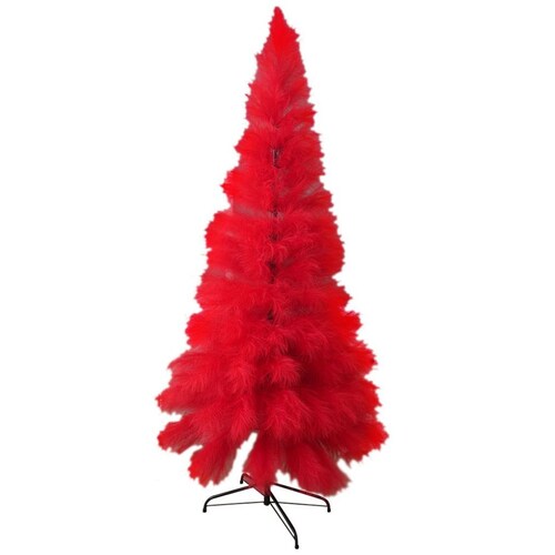 Pino de Pasto de Pampas Sintético Rojo 210Cm Gto