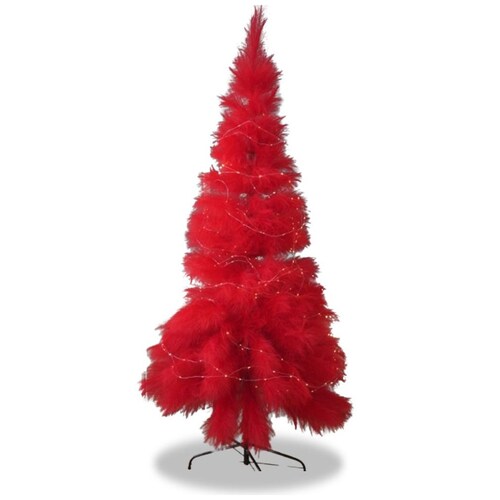 Pino de Pasto de Pampas Sintético Rojo 210Cm Gto