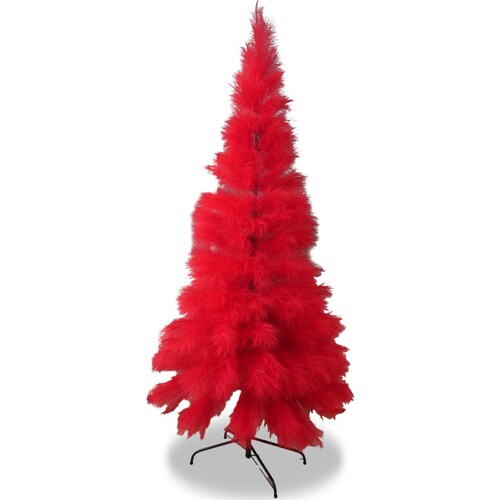 Pino de Pasto de Pampas Sintético Rojo 210Cm Gto