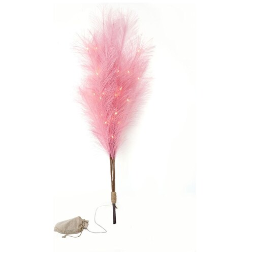 Rama de Pasto de Pampas con Luces Led 80Cm Gto