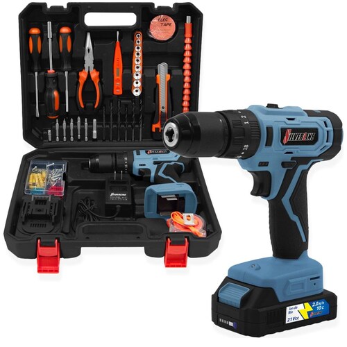 Combo Taladro Inalámbrico Llave de Impacto Silverine