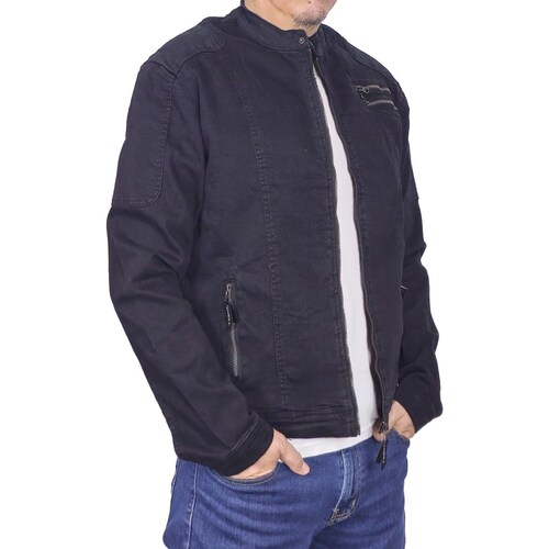 Chamarra Cuello Mao Mezclilla con Bolsillos para Hombre Oneill
