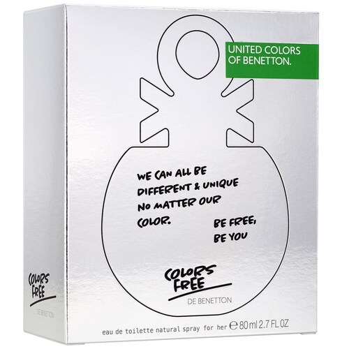 Perfume Benetton Colors Free 80 Ml para Mujer