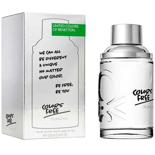 Eau de Toilette Benetton United Colors Free For Him 100 Ml para Hombre