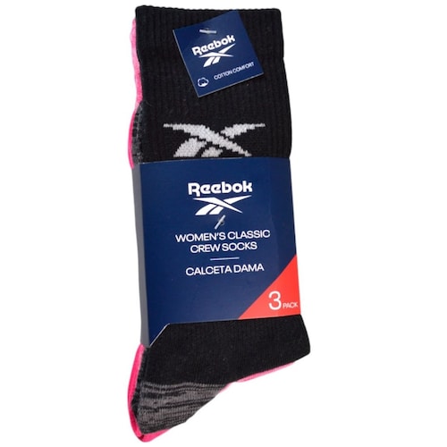 Calceta 3-Pack para Mujer Reebok