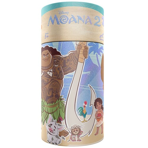 Rompecabezas Infantil Moana - 2 Cilindro Cartón Novelty