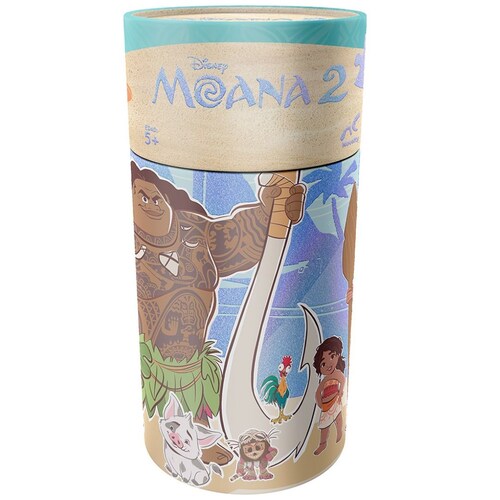 Rompecabezas Infantil Moana - 2 Cilindro Cartón Novelty
