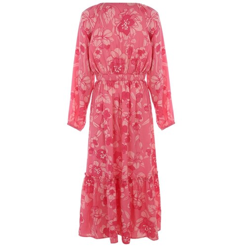 Vestido Largo con Estampado Floral Lifestyler para Mujer