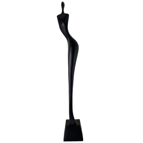 Figura Silueta Humana Poliresina Negro Cebrón Concepts