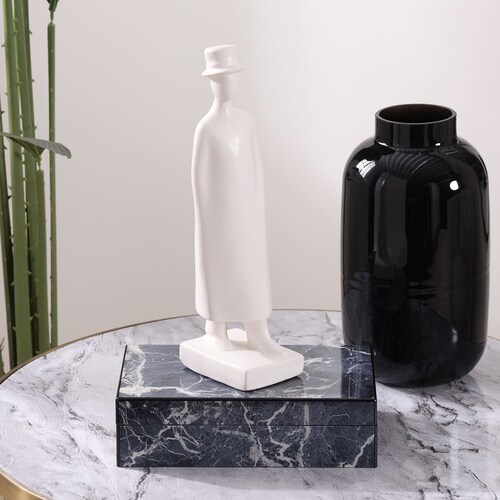 Figura Blanca Silueta Hombre Dolomita Cebrón Concepts