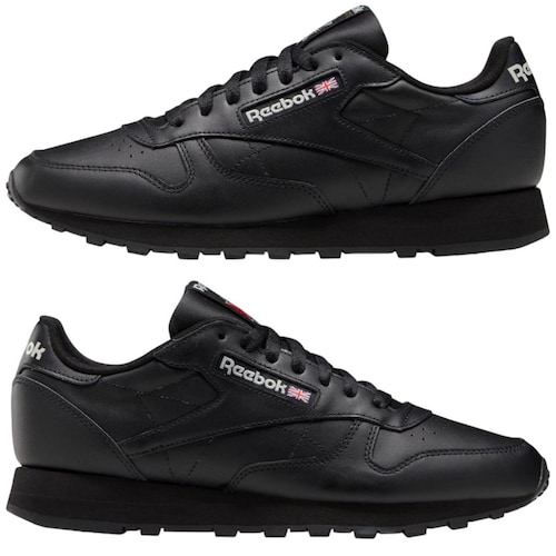 Tenis Classic Leather Negro Reebok para Hombre