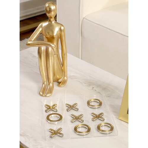 Juego de Gato Decorativo Colección Golden Style Concepts Life