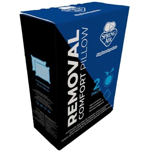 Almohada 2 Pack Estándar Removal One Sh Spring Air