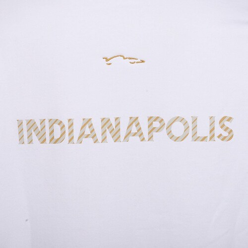 Sudadera Blanca Indianapolis Hombre Pole Position