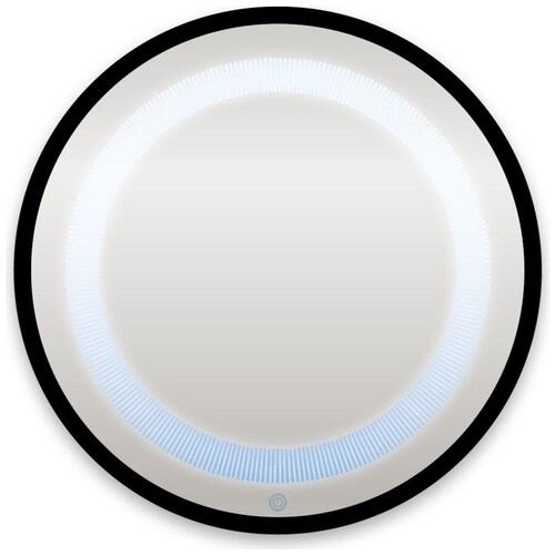Espejo Nayarit 85 Cm Esmeril Grabado Raya Luz Led Touch Esdec
