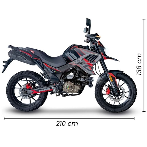 Motocicleta Mb Tekken R Line 250Cc Roja 2025