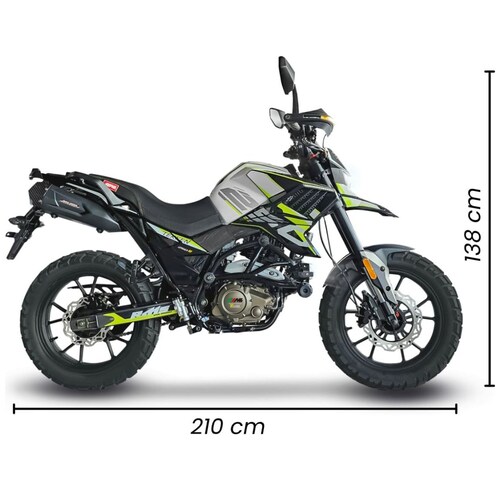 Motocicleta Mb Tekken R Line 250Cc Blanca 2025