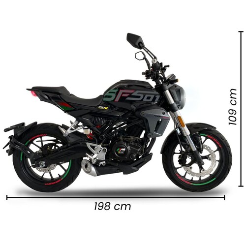 Motocicleta Sf501 R Line 250Cc Negra 2025
