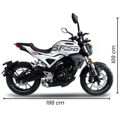 Motocicleta Sf501 R Line 250Cc Blanca 2025