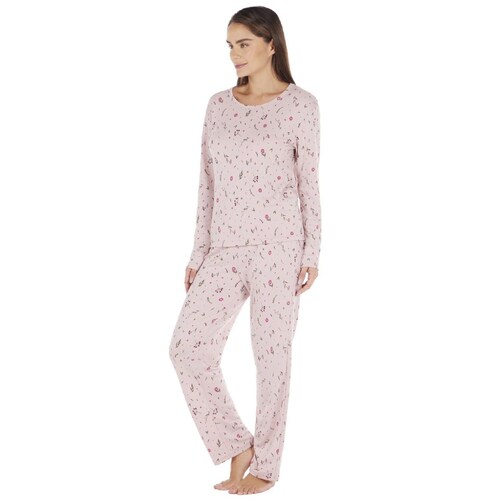 Pijama de Manga Larga para Mujer Tops & Bottoms