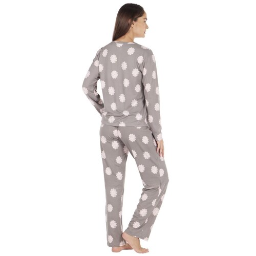 Pijama de Manga Larga para Mujer Tops & Bottoms