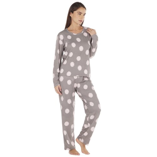 Pijama de Manga Larga para Mujer Tops & Bottoms