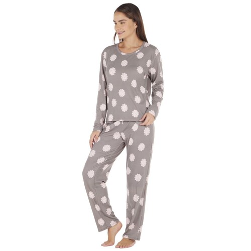 Pijama de Manga Larga para Mujer Tops & Bottoms