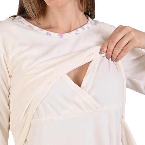 Pijama Manga Larga con Maternidad para Mujer Night Stars