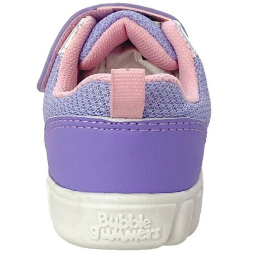 Tenis con Velcro 13-18 Morado Bubble Gummers para Niña