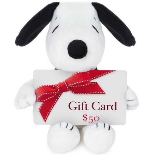 Tarjetero de Felpa Peanuts Snoopy Hallmark