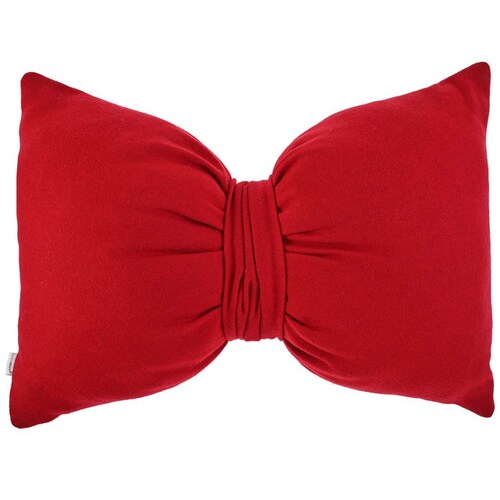 Cojín Forma Moño Liso Color Rojo Home Nature