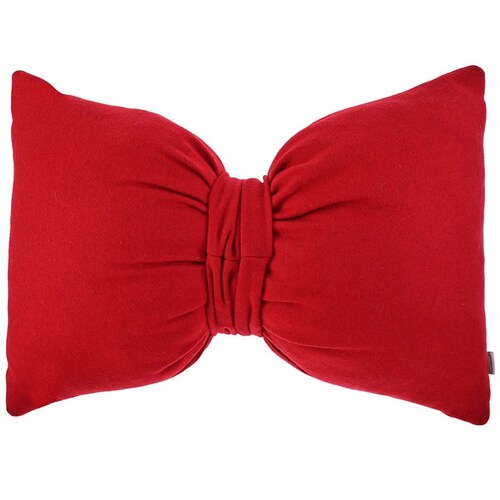 Cojín Forma Moño Liso Color Rojo Home Nature