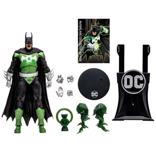 Figura 7" Dc Mcfarlane Collector Edition Wv3 Batman Como Linterna Verde Spin Master