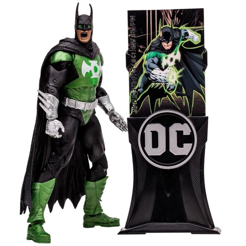 Figura 7" Dc Mcfarlane Collector Edition Wv3 Batman Como Linterna Verde Spin Master