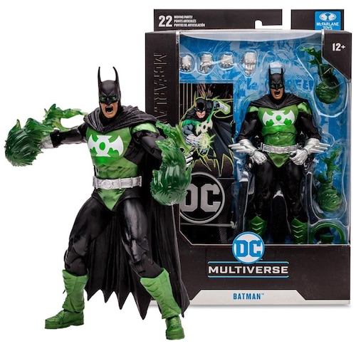 Figura 7" Dc Mcfarlane Collector Edition Wv3 Batman Como Linterna Verde Spin Master