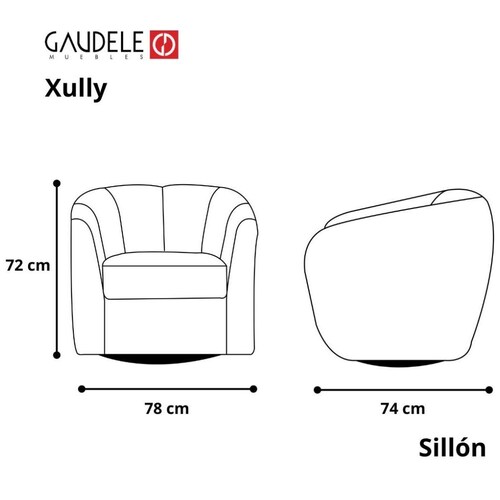 Sillón Giratorio Xully Gaudele