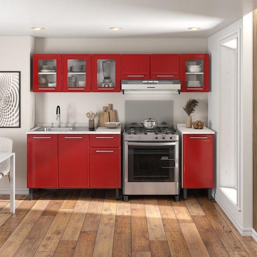 Cocina Diana 2.40 Roja Bertolini