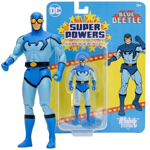 Figura Super Powers Wv7 Blue Beetle (Justice League International) Spin Master