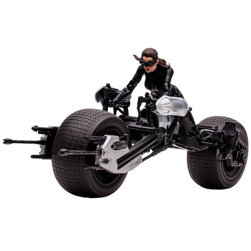 Vehículo 7" Batpod (The Dark Knight Rises) con Catwoman Spin Master