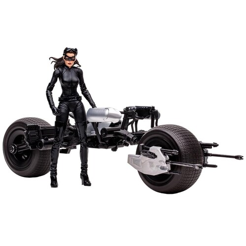 Vehículo 7" Batpod (The Dark Knight Rises) con Catwoman Spin Master