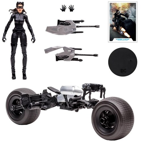 Vehículo 7" Batpod (The Dark Knight Rises) con Catwoman Spin Master