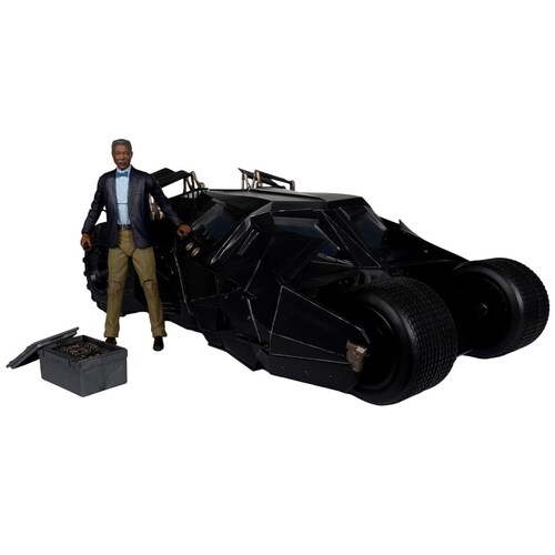 Vehículo Tumbler con Lucius Fox (The Dark Knight)(Gold Label) Spin Master