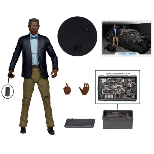 Vehículo Tumbler con Lucius Fox (The Dark Knight)(Gold Label) Spin Master