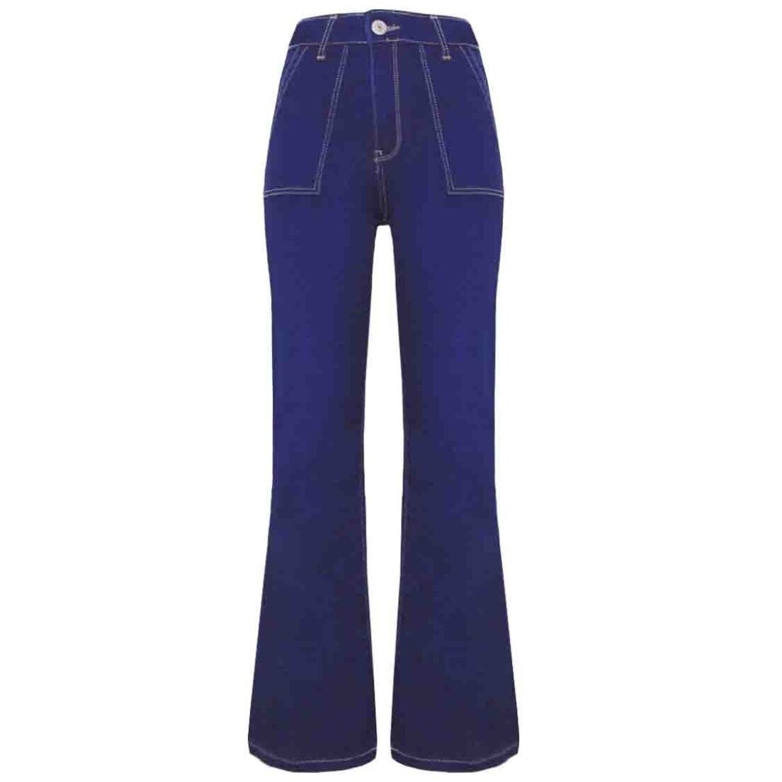 Pantalón acampanado Jopanka en sastrería crudo