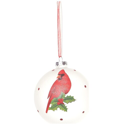 Esfera de Cristal con Cardenal 10 Cm Regency