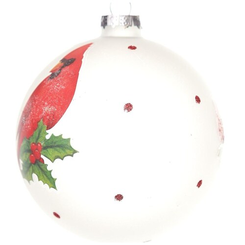 Esfera de Cristal con Cardenal 10 Cm Regency