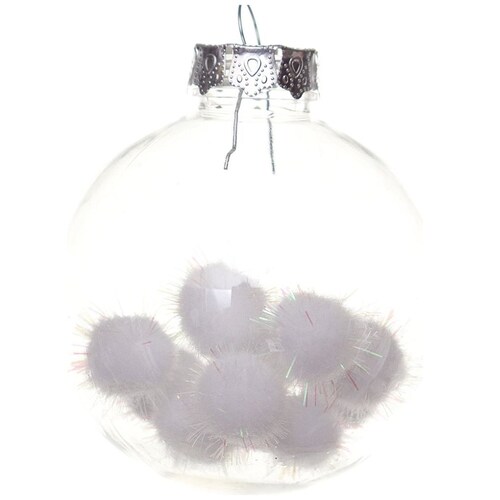 Esfera de Plástico Transparente 8 Cm Atlas Global