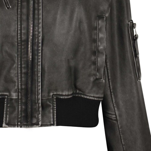 Chamarra Biker de Vinipiel para Mujer Juniors #4Me&4You